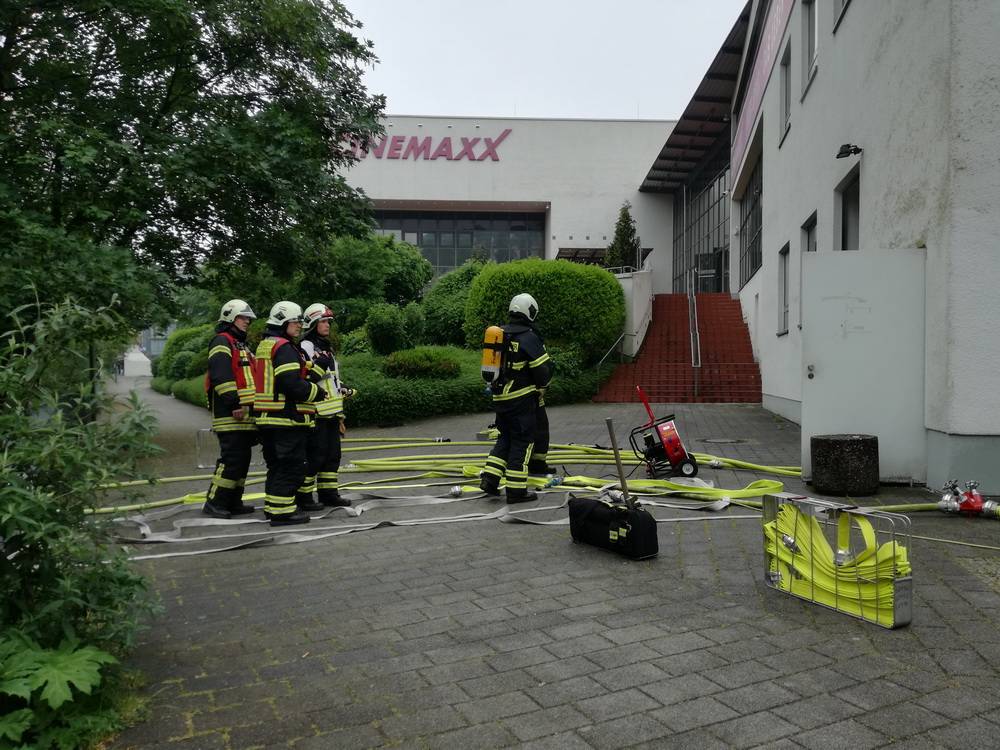 "CinemaxX" wegen Brand geräumt