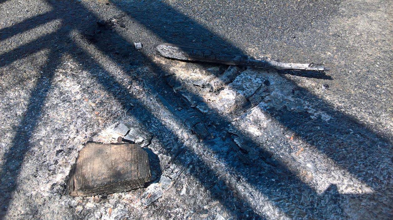 Vandalismus auf der Nordbahntrasse