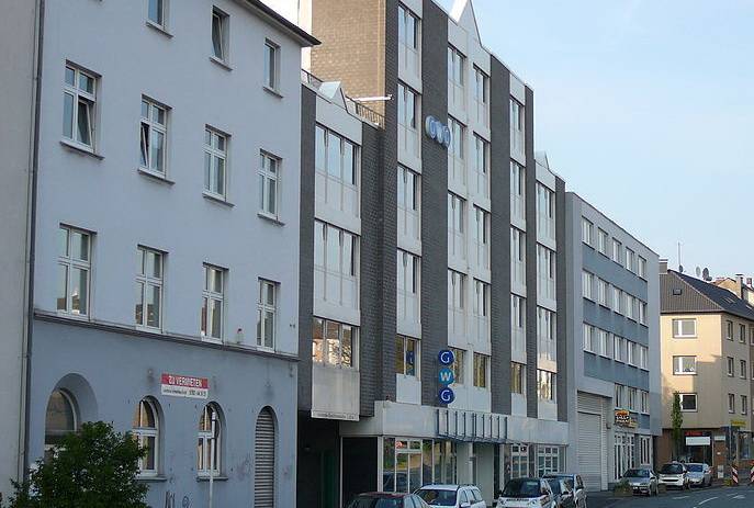  Das GWG-Verwaltungsgebäude an der Hoeftstraße.  