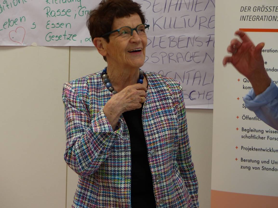  Rita Süssmuth bei ihrem Besuch in Wuppertal. 