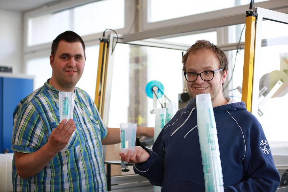  Der umweltfreundliche Beitrag aus Wuppertal zum Kirchentag. 