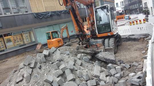 Montag: Baustart in der Herzogstraße