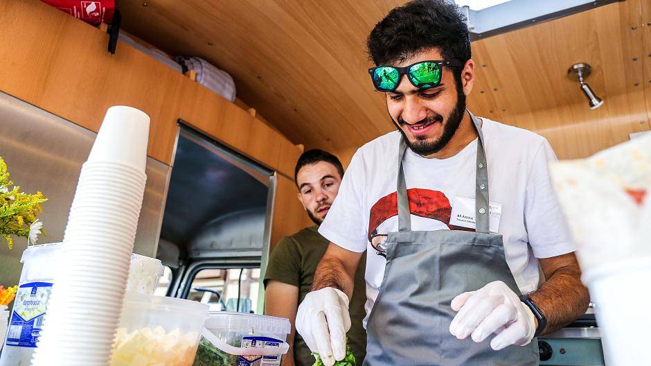 Falafel an der Trasse