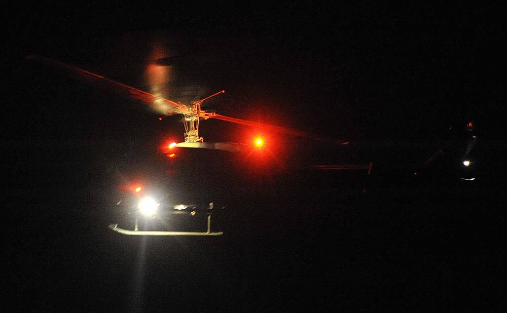 Polizei fahndet nach Einbrecher mit Hubschrauber