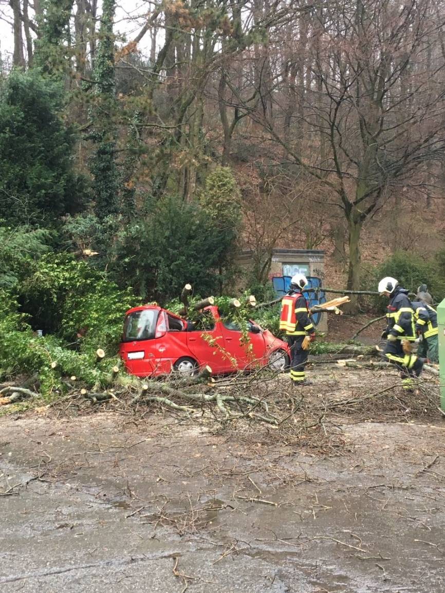  Auf der Hardt - einer von über hundert Einsätzen im ganzen Stadtgebiet.  