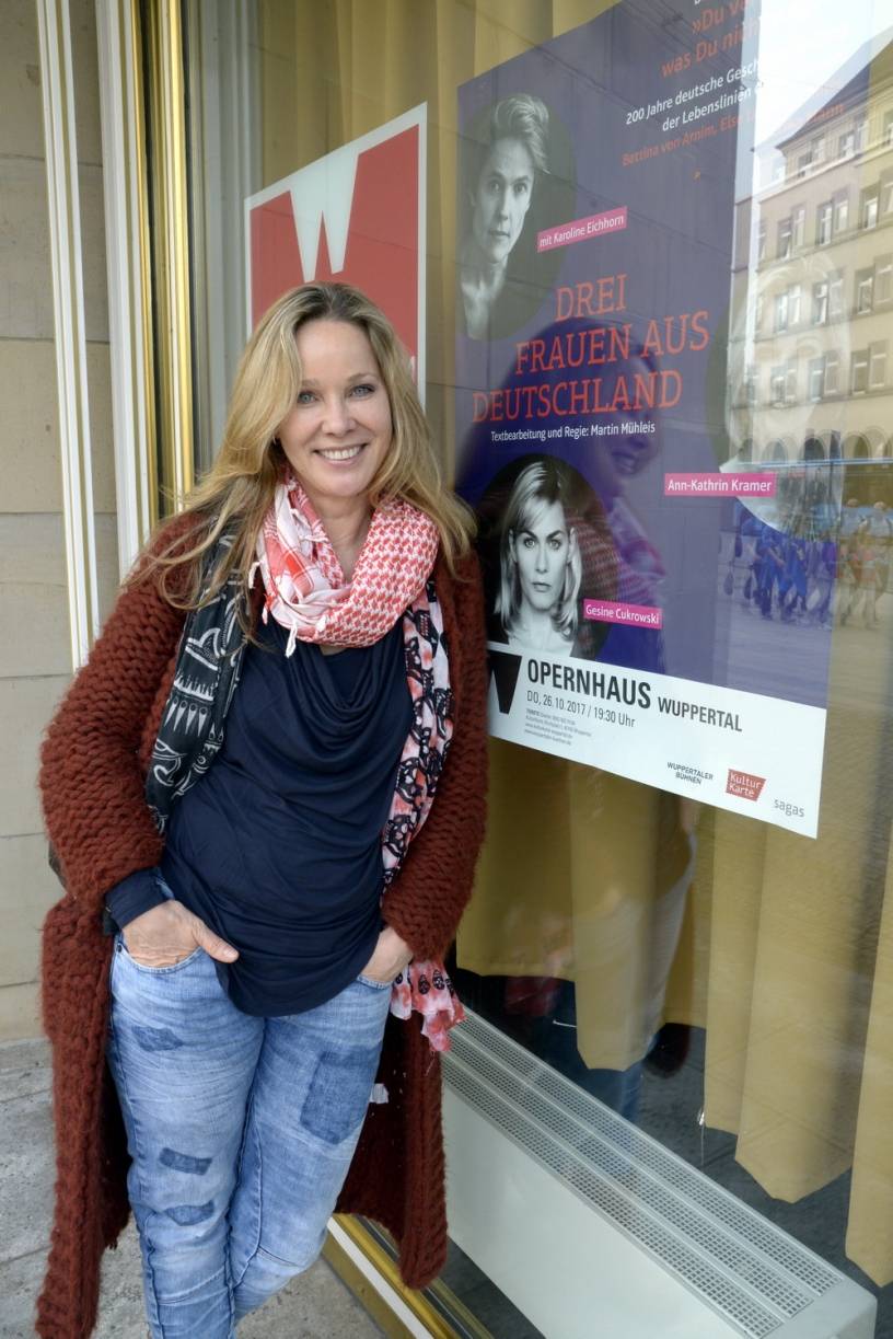  Ganz entspannt: Schauspielerin Ann-Kathrin Kramer steht nächste Woche auf der Bühne des Opernhauses und freut sich darauf. 