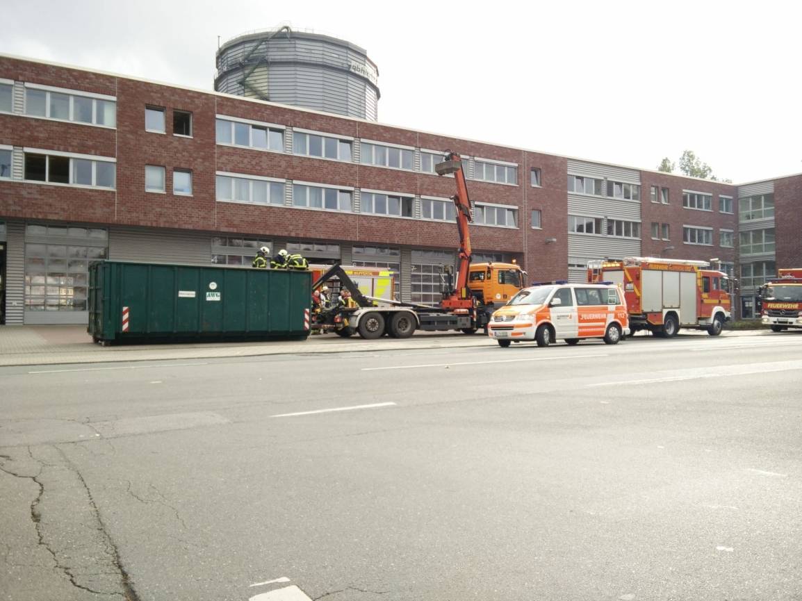 Barmen: Das Feuer fährt zur Feuerwehr