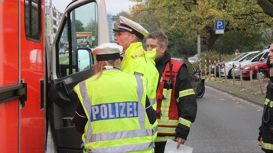 Unfall mit vier Wagen