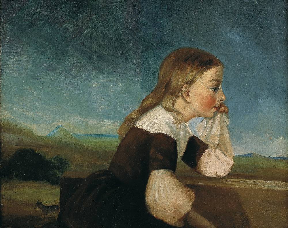 Gustav Courbet, Die Schwester Juliette, um 1839, Von der Heydt-Museum Wuppertal. 