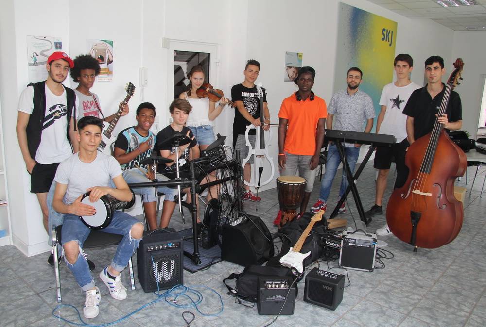 Geige, Cello oder Darabuka