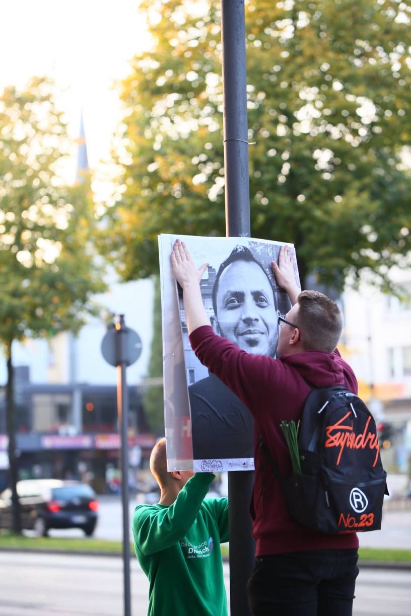 Ilse, Habibi, David, Abdulla, Anna und Ralf