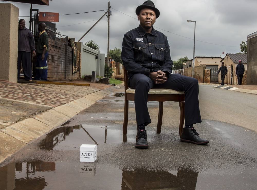 Filmemacher Vincent Moloi.