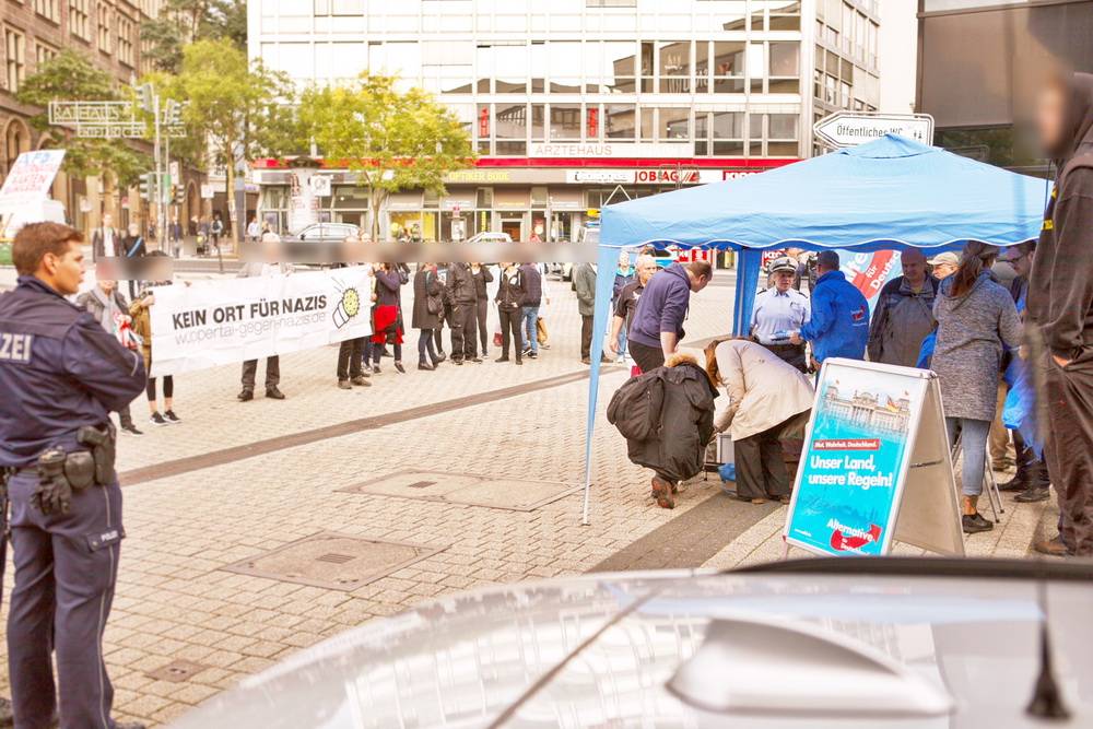  Die Szenerie vor Ort. 