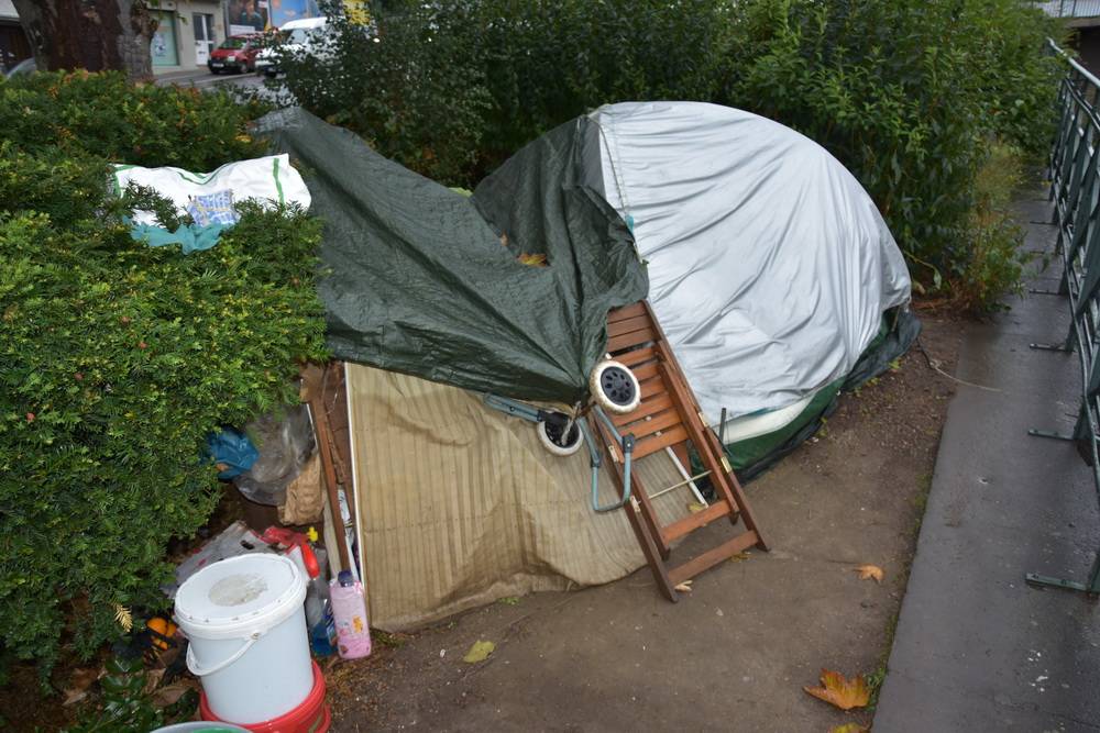  Zu Hause im Zelt an der Straße: Margert O. war ein (krasser) Fall von vielen. 