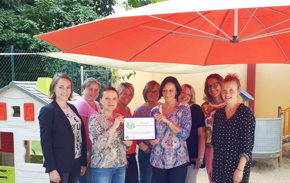 "Pumuckl" hat nun das "Sonnenschutz-Zertifikat"