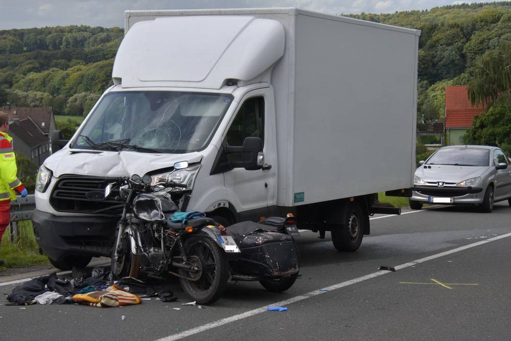 Schwerer Unfall mit Gespann