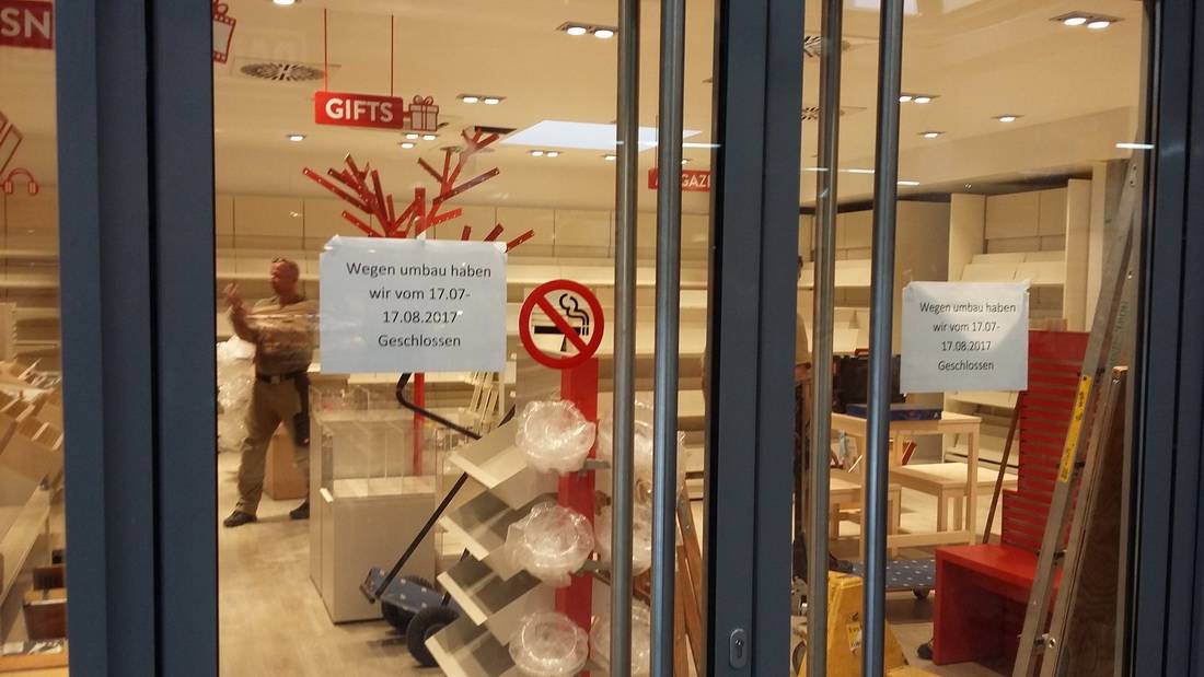  Bahnhofsbuchhandlung Oberbarmen — dicht bis zum 17. August 