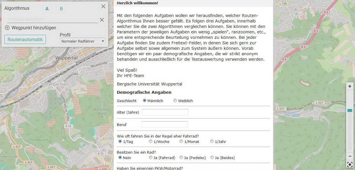  Blick auf die Seite. 