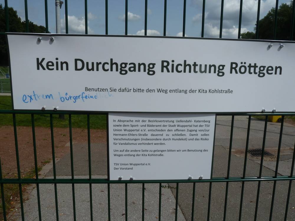 Seit 1954 immer frei zugänglich