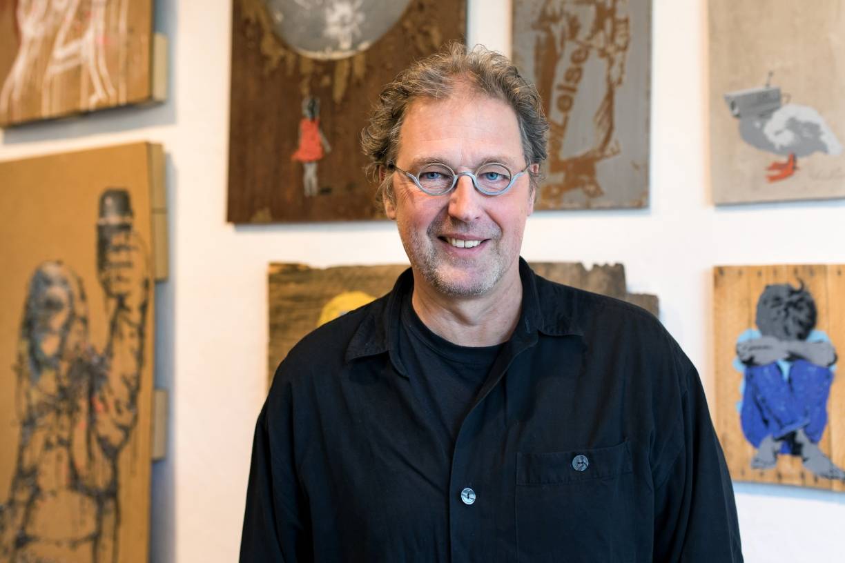  In seiner Galerie plant Thomas Hilbig jeden Monat wechselnde Ausstellungen. 