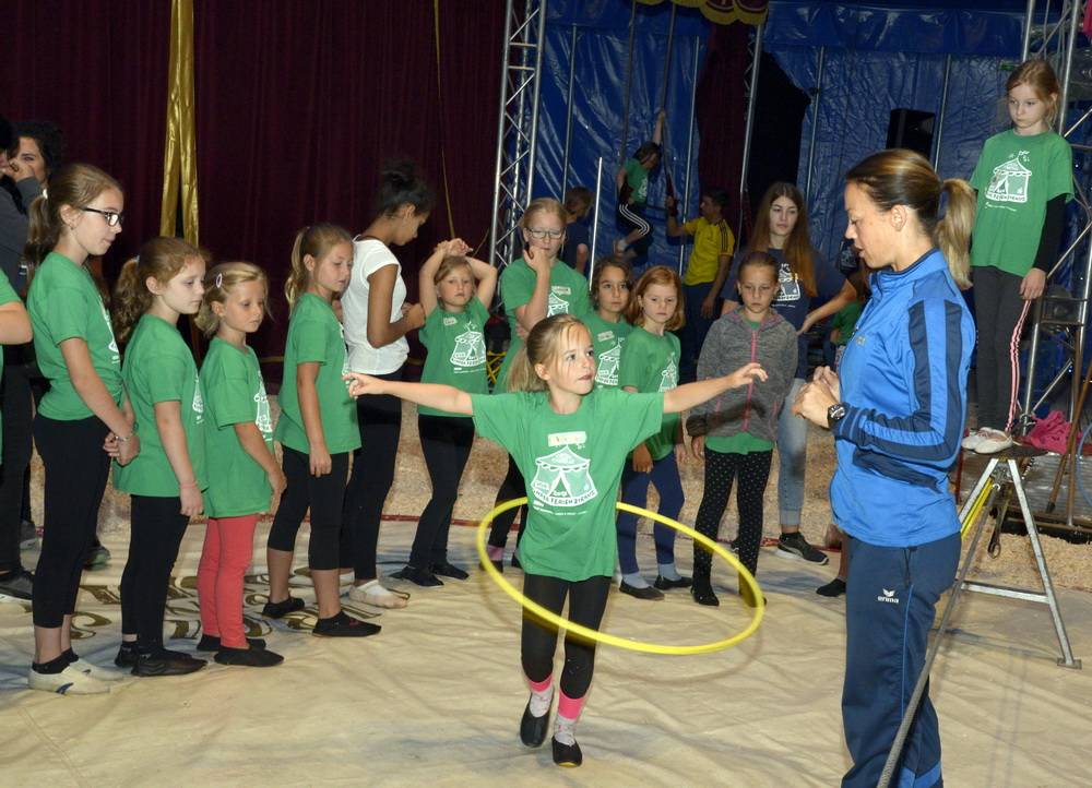 Mit Bildern: Manege frei für den Kinder-Zirkus