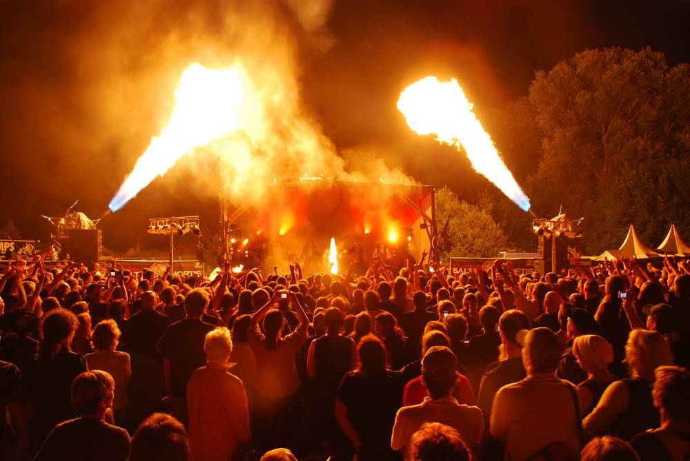  Eine heiße Show ... 