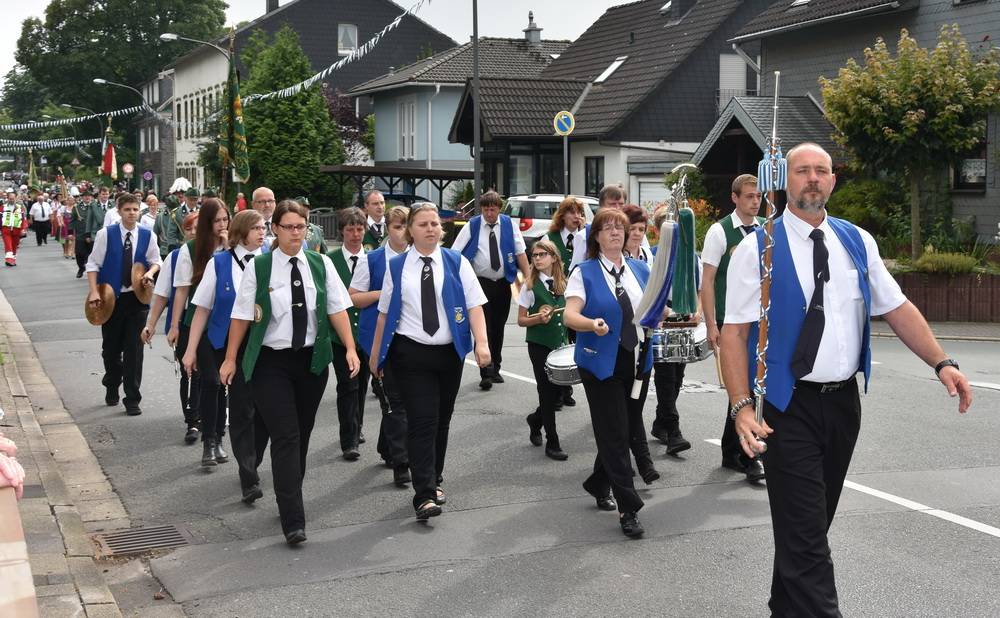  Höhepunkt beim Schützenfest: Der Umzug der Vereine startet am Samstag gegen 17 Uhr an der Höhenstraße. 