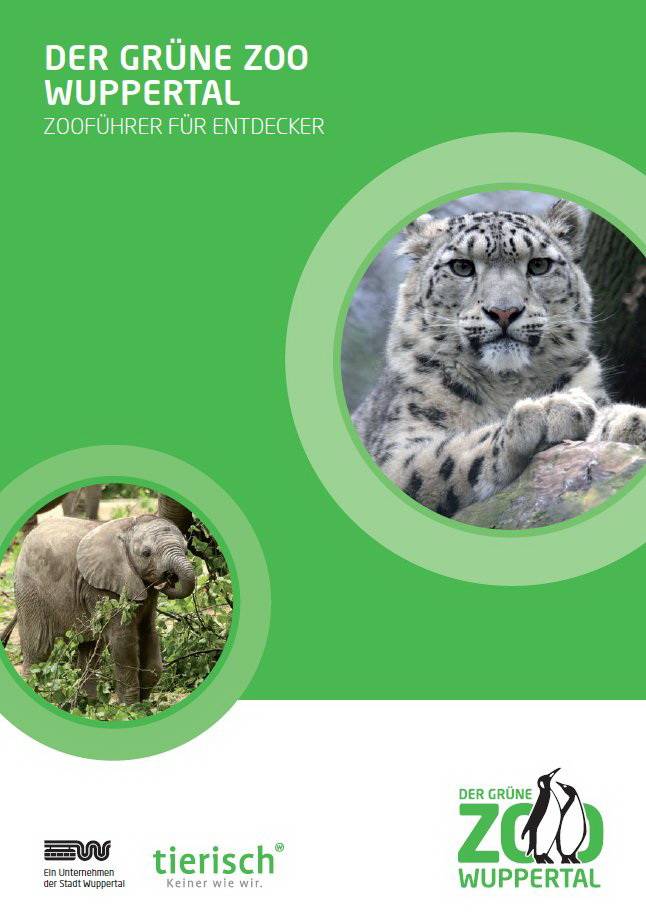  So grün wie das Konzept: Der neue Zooführer.  