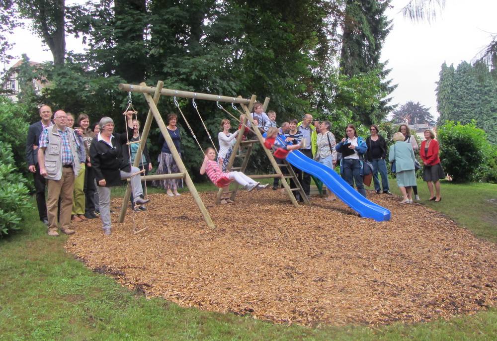 Freiluftgottesdienst am Rosenfriedhof