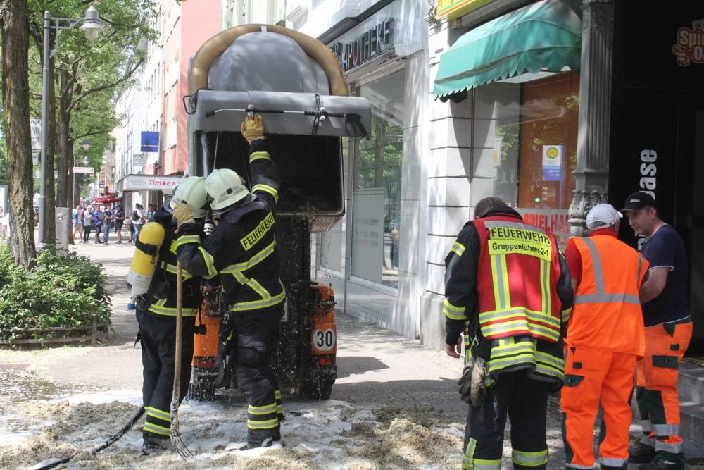  Klappe auf, Wasser rein ... 