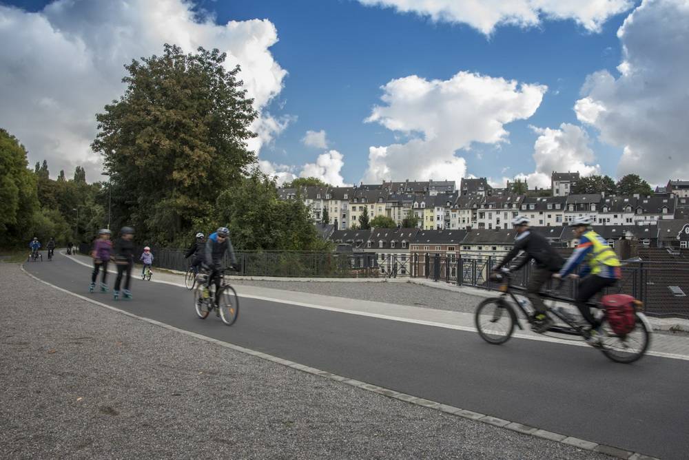  Neues Wuppertaler Wahrzeichen - die Nordbahntrasse. 