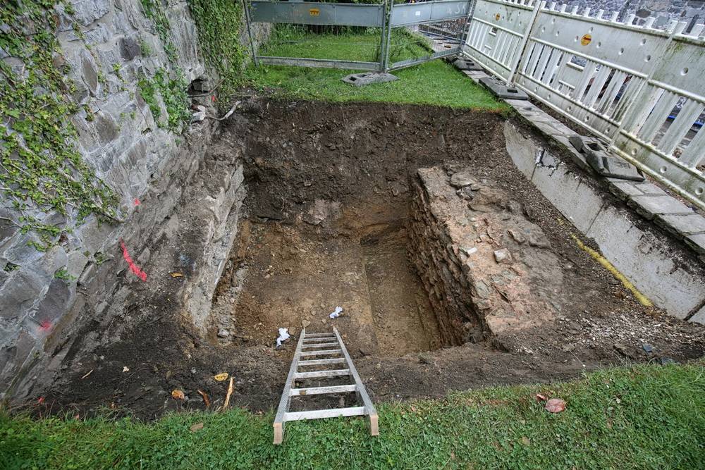  Die Mauern sind gut erhalten. 