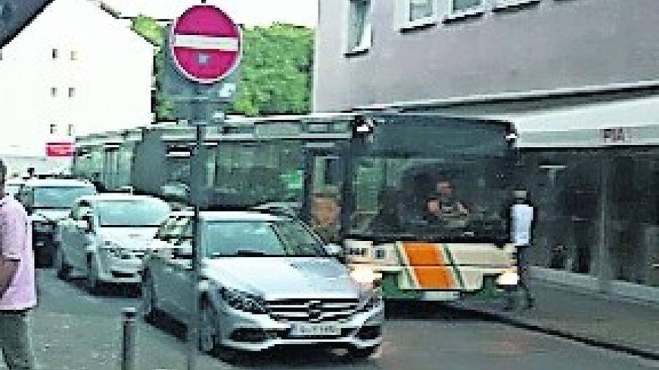 Ganze Strecke wieder rückwärts