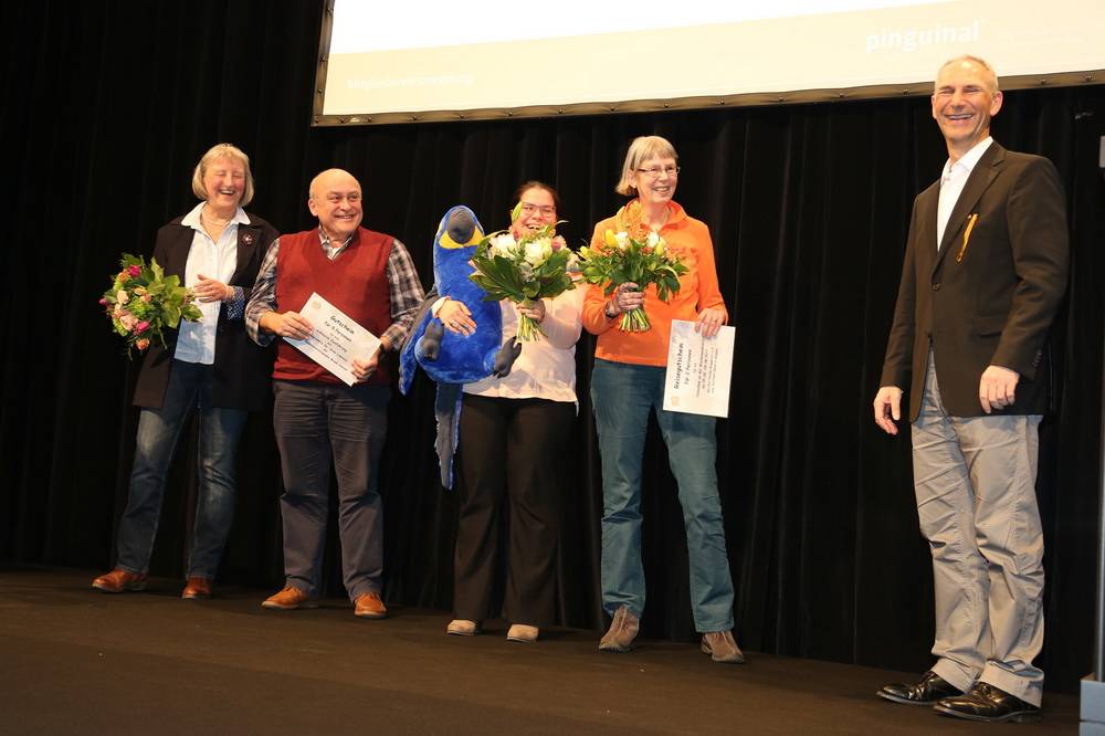  Freude bei den Gewinnern der Mitglieder-Aktion. 