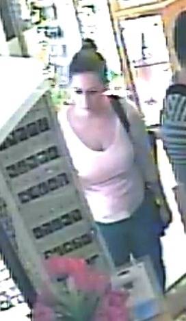  Aufnahme der Täterin. 