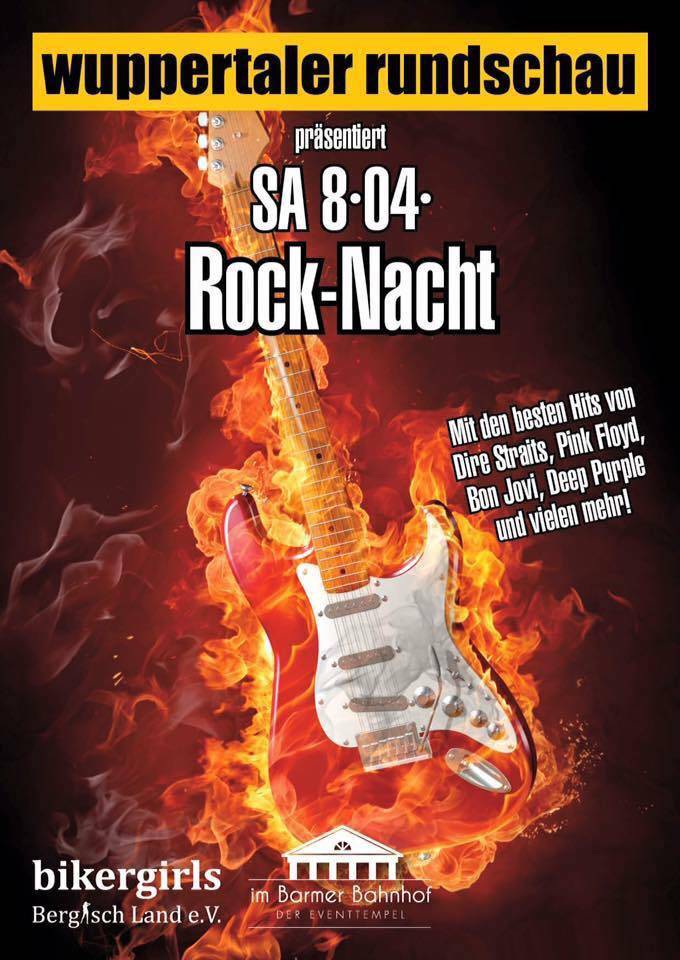  Das Plakat zur Party. 