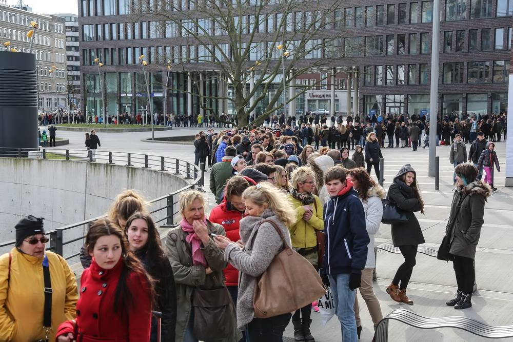  Das Interesse ist stets groß. 
