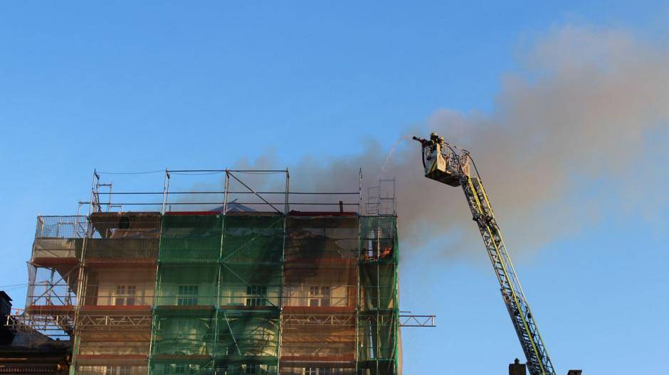 Feuer am Laurentiusplatz