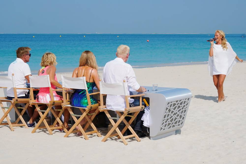 Erst bei Dieter Bohlen, dann auf dem Zug