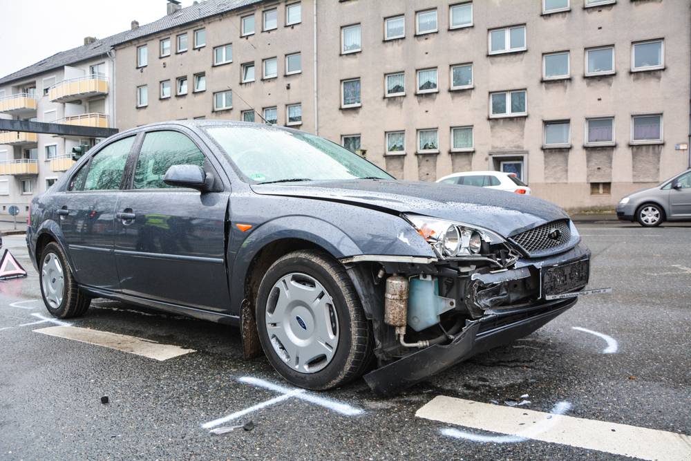  Einer der beteiligten Wagen. 