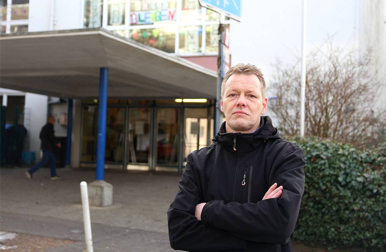  Swen-Uwe Witzel schätzt Einsatzwillen und Zuverlässigkeit „seiner“ Hauptschüler. 