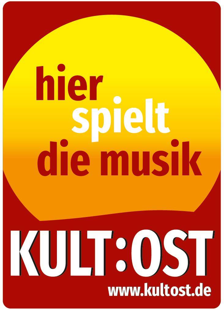  Mit diesem Plakat- und Logo-Motiv wirbt „KULT:OST“ für sich. In der Mitte der aufgehenden Sonne steht in Zukunft immer, worum’s geht. 