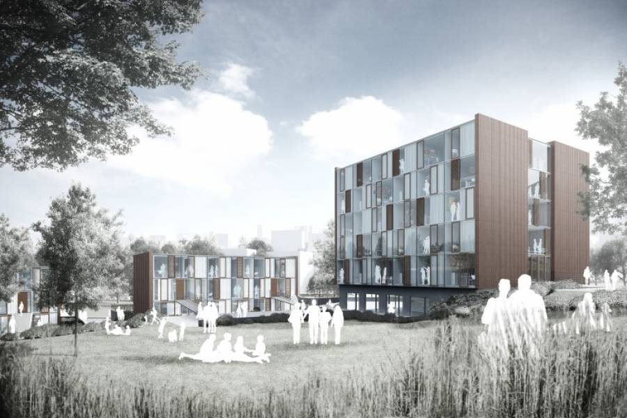 Fünf campusnahe Wohnheime