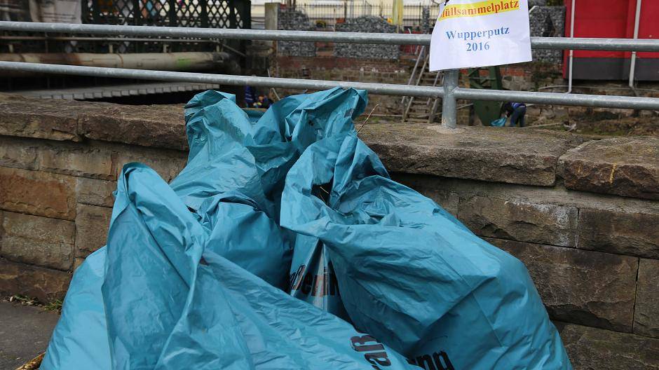 Die Müllsammelstellen der ESW waren gut...