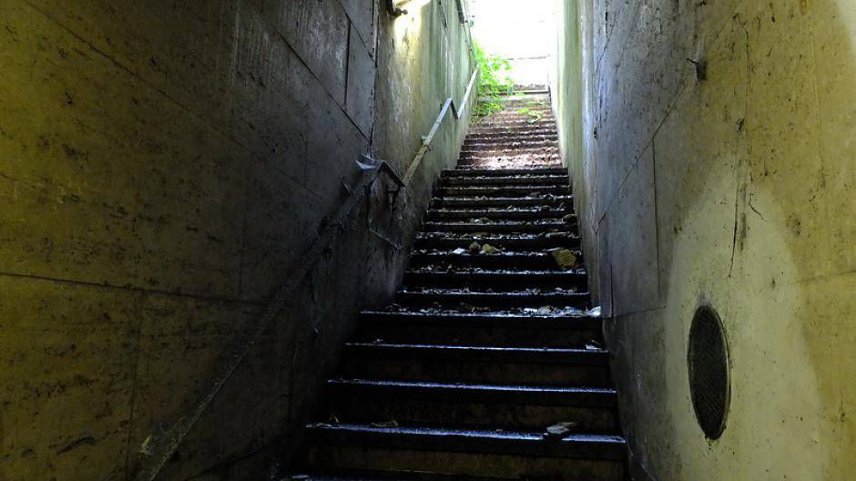  Der Weltkrieg-Tiefbunker am Döppersberg.  