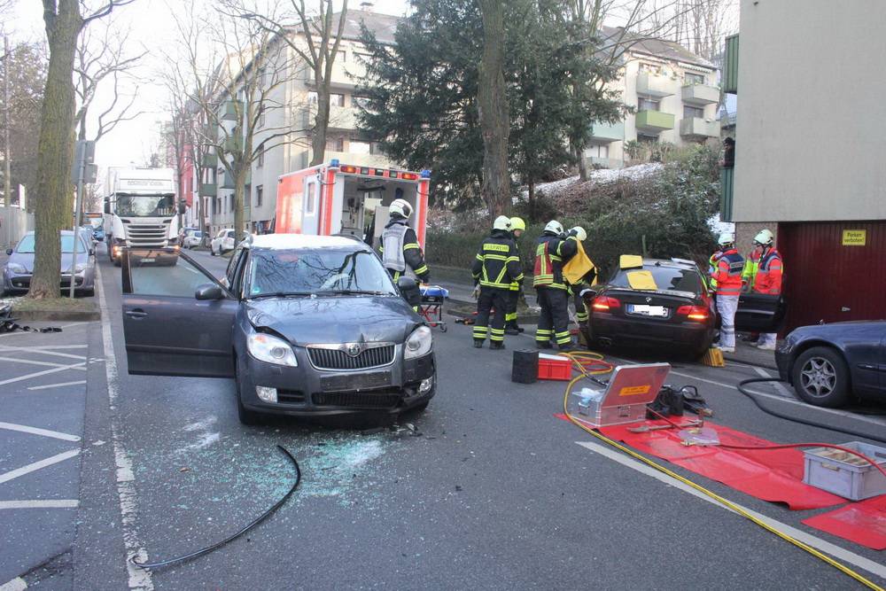  Die Schwarzbach war komplett gesperrt. 