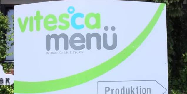  Schild auf dem "vitesca"-Gelände. 