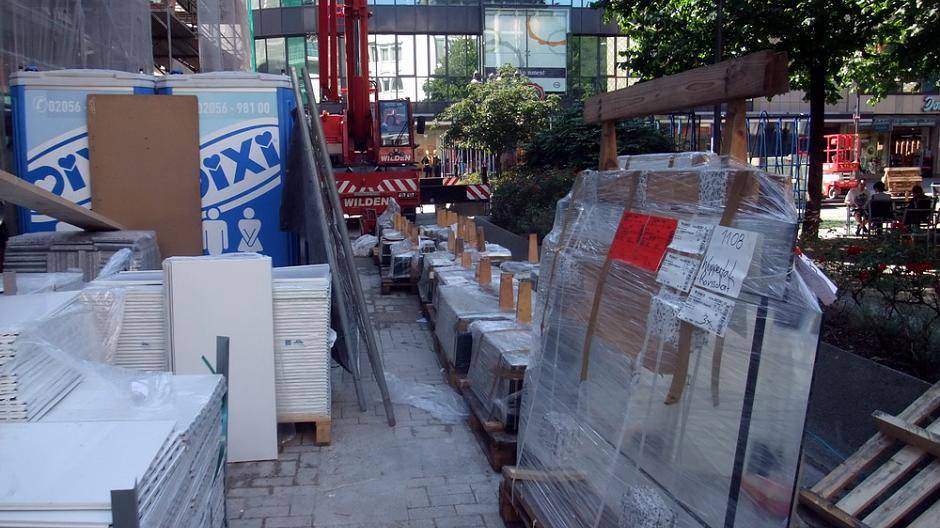 Von-der-Heydt-Platz, nicht gesicherter...