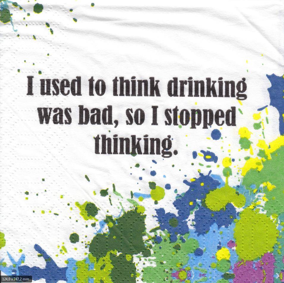 Vom Trinken und Denken