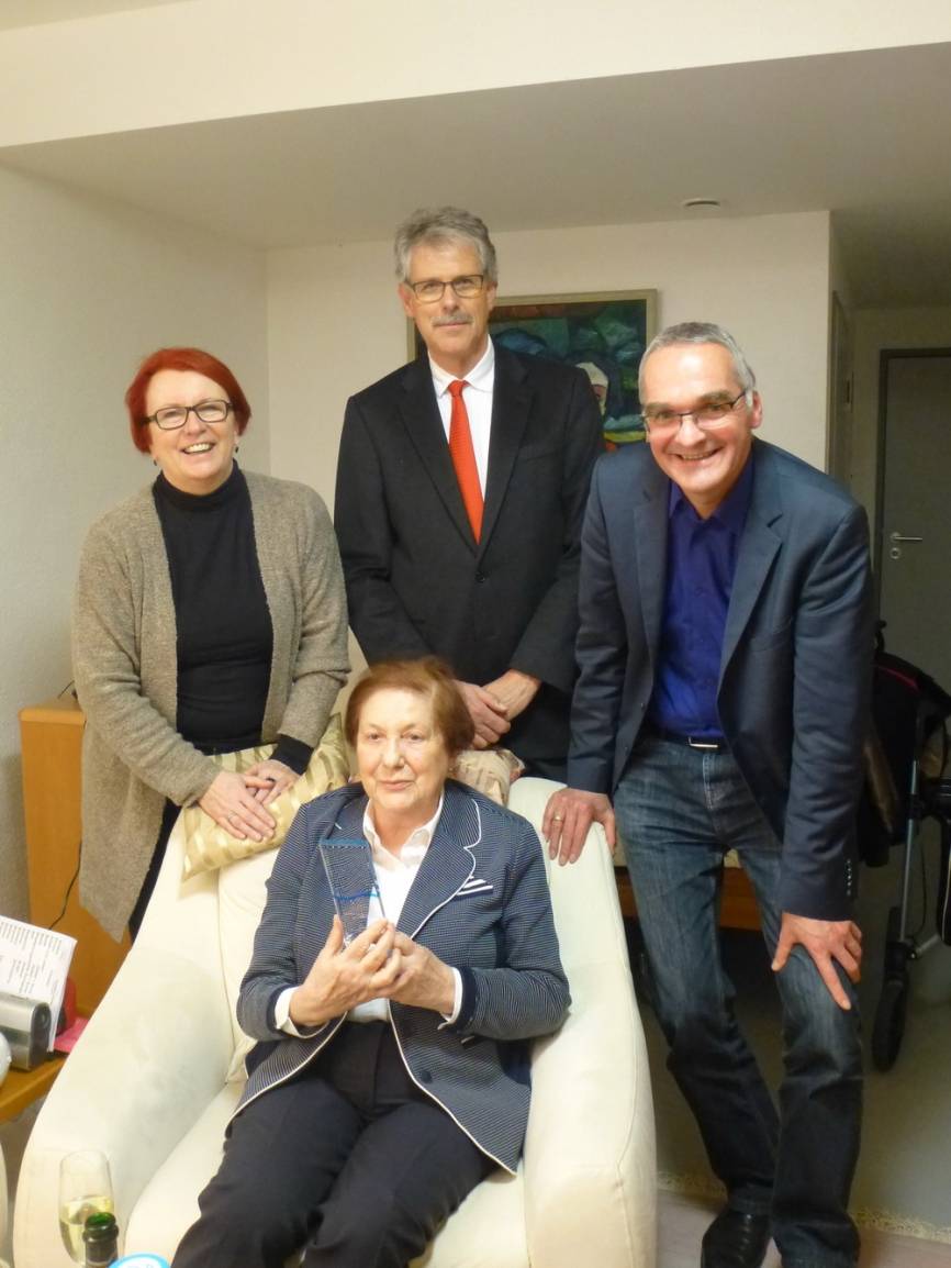 Ursula Kraus mit der "Niederrhein-Welle" geehrt